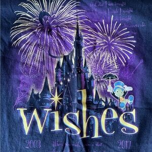 2017 Disney Wishes T-Shirt. No tag S/M